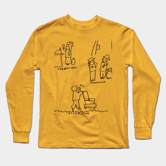 Northwest Philadelphia neighborhoods Long Sleeve T-Shirt by 6630 Productions